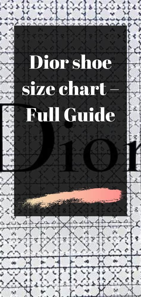 dior size chart to us|dior size to us.